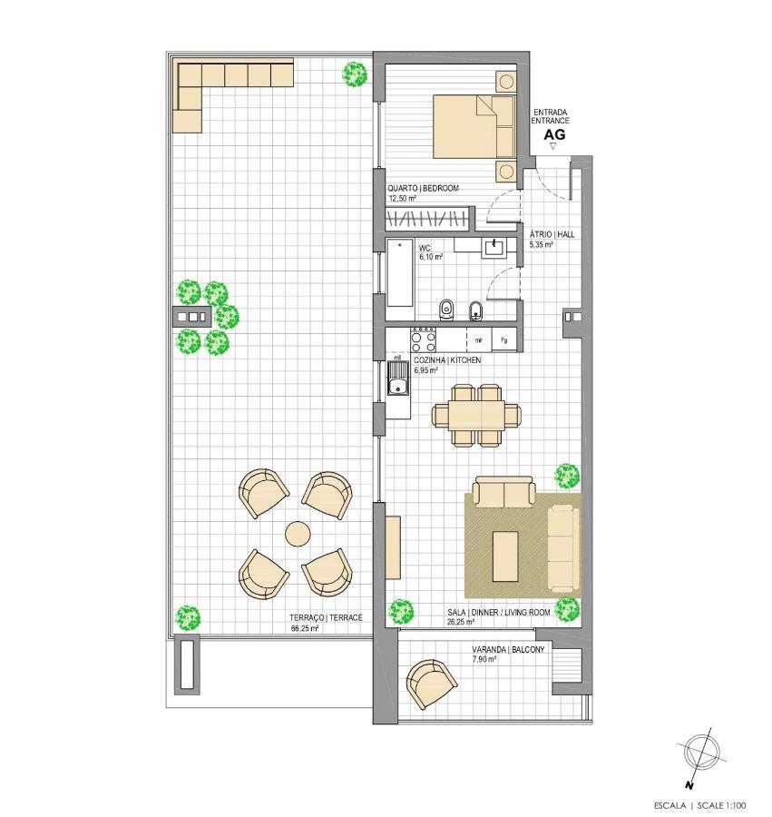 Sitio Ocean Views Apartment Назаре Екстериор снимка